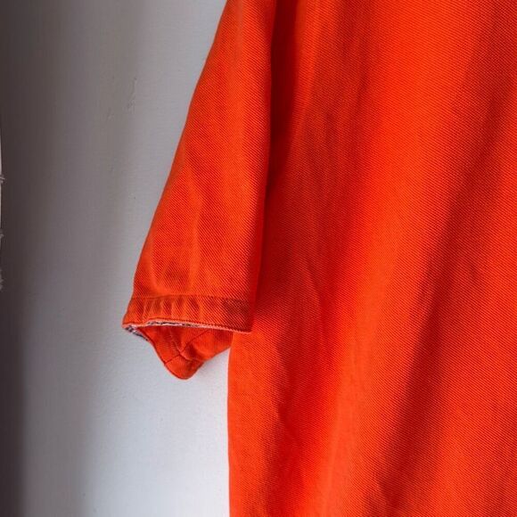 Robert Graham polo shirt men’s size large Orange golf casual cotton - Picture 3 of 10